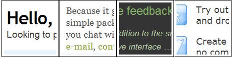 Web 2.0 шрифт, Web 2.0 загаловки, примеры